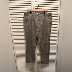 Peau De Loup straight-leg plaid trouser